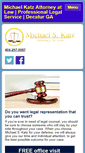 Mobile Screenshot of michaelkatzlaw.net